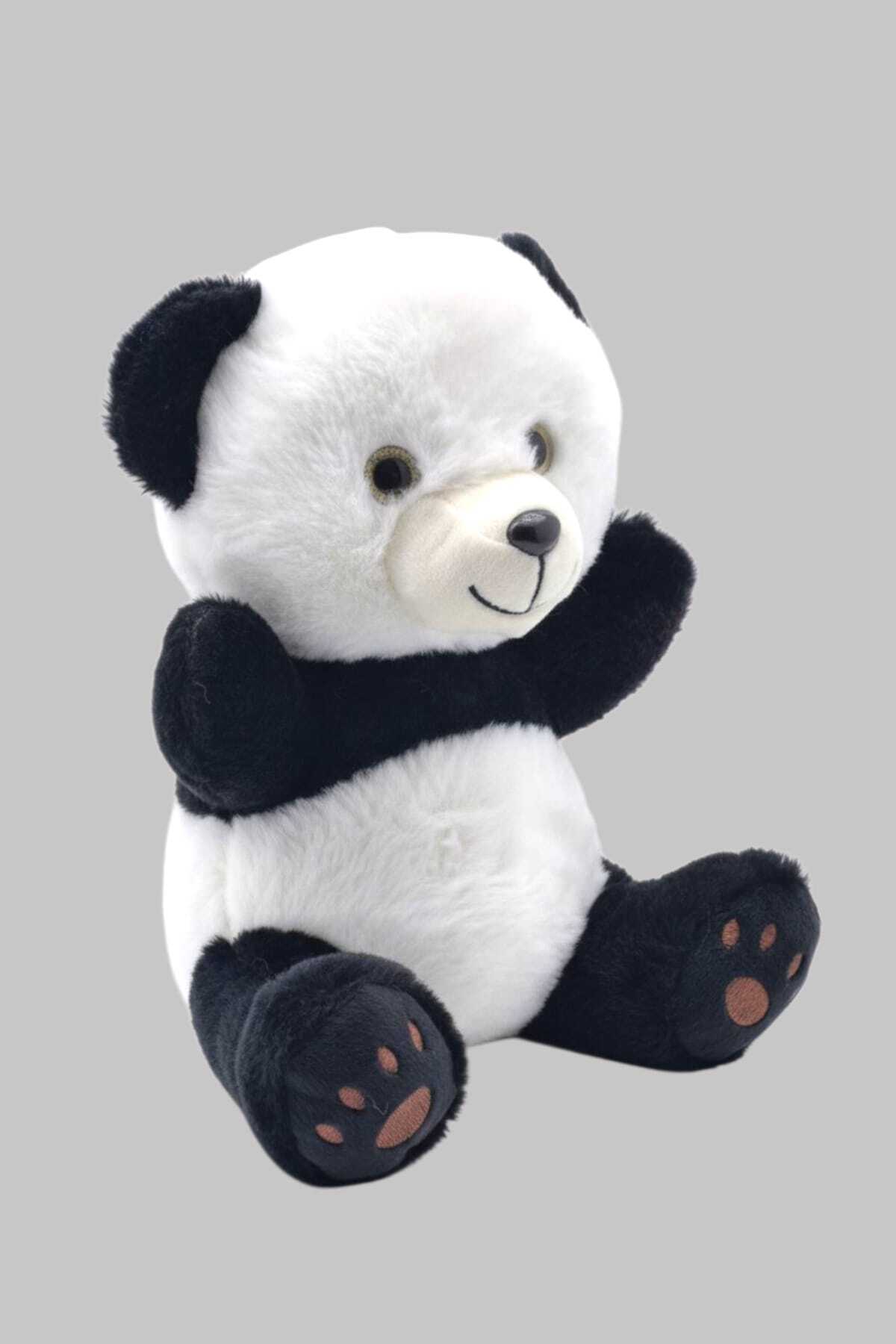 اسباب بازی های پشمی PANDA مخمل دار نشسته زیبا – بافت نرم 30 سانتی متر Fidan oyuncak