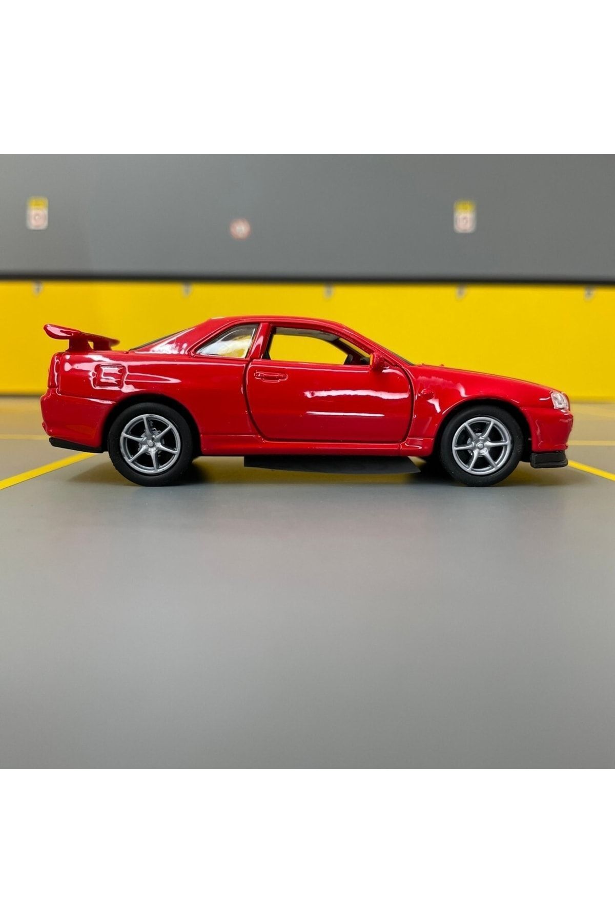 مدل خودرو ماشین اسباب بازی نیسان SKYLINE GT R R34 1 36 SCALE DIECAST METAL MODEL CAR اورجینال Genel Markalar