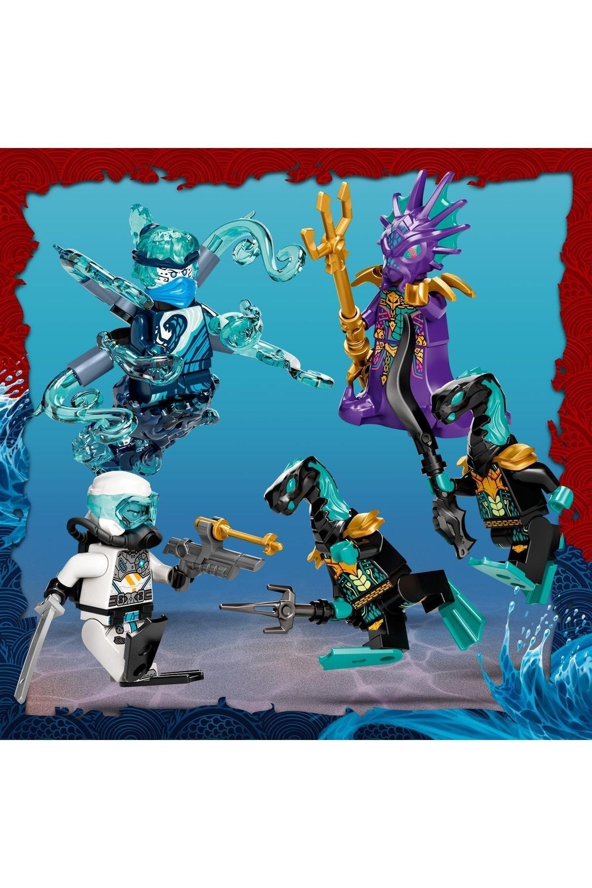 لگو ® NINJAGO® WATER DRIVING 71754 جنگ خلاق برای ساز کودکان 737 قطعه اورجینال LEGO