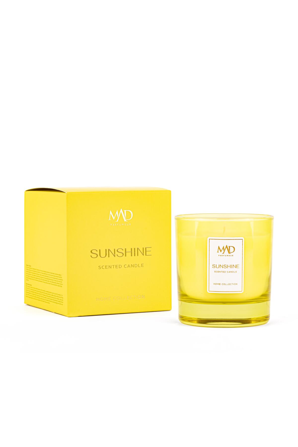 شمع و چراغ MAD SUNSHINE 200 GR شیشه ای معطر Mad Parfüm
