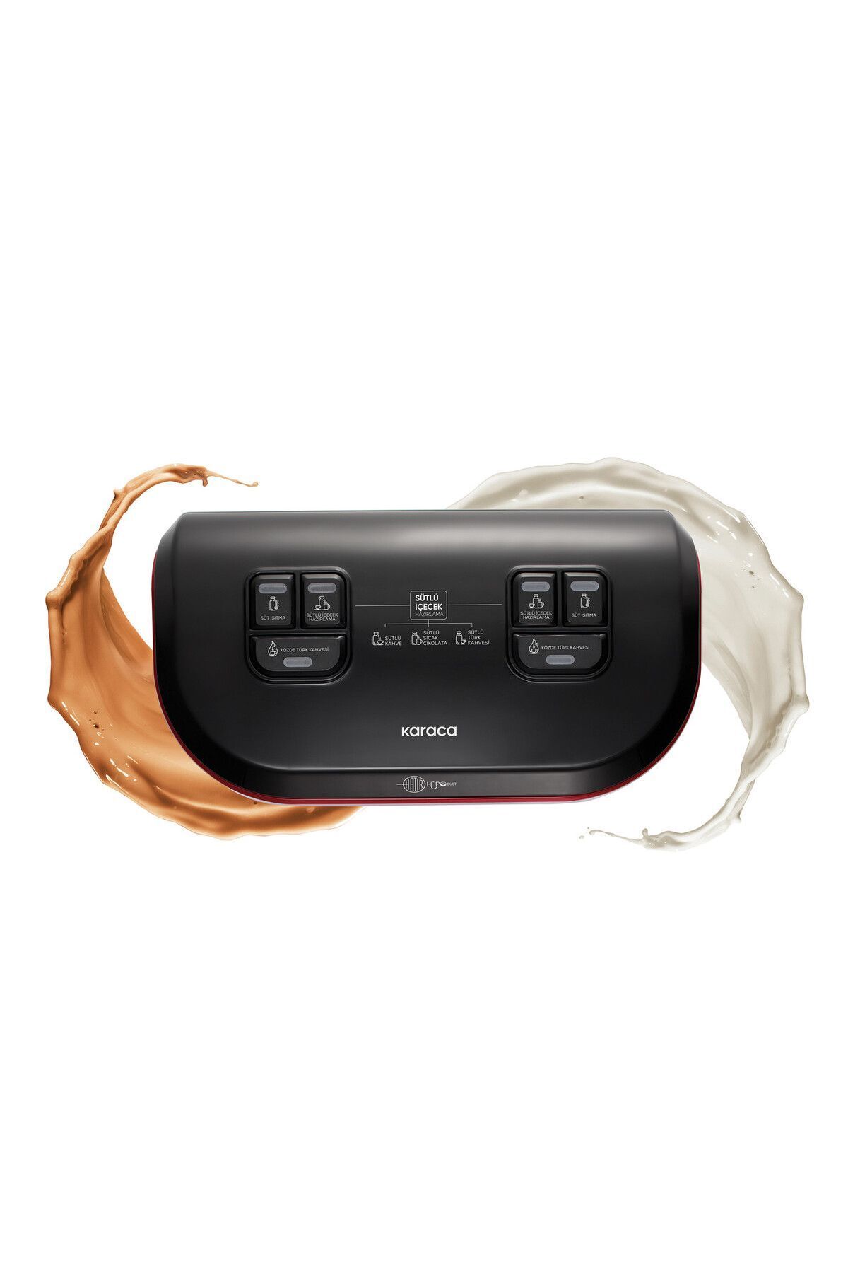 قهوه ساز ترک ترکی استیل DUET COFFEE POT STEEL IMPERIAL RED اورجینال Karaca