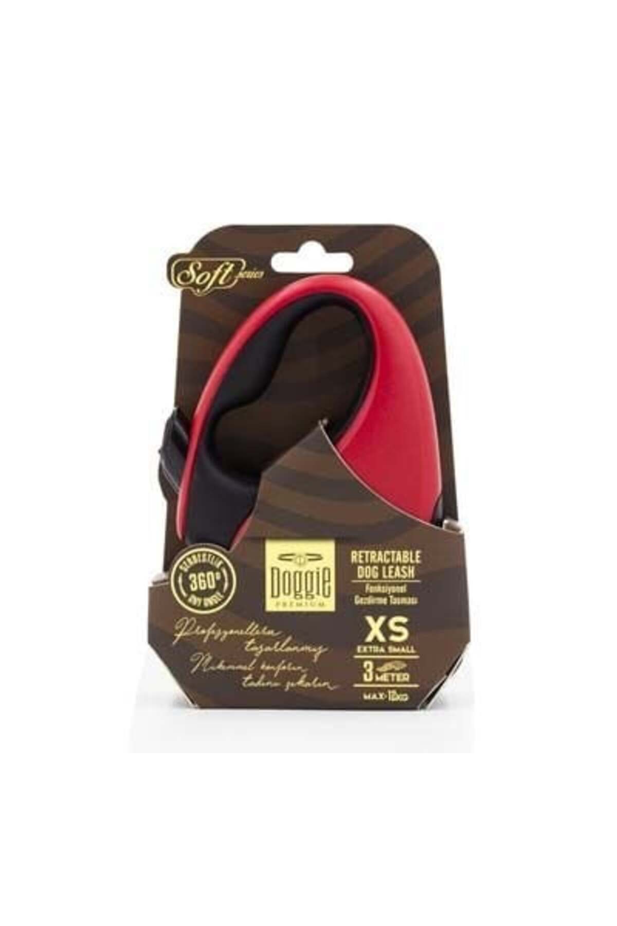 قلاده اتوماتیک سگ داگی Doggie Soft، سایز Xsmall، تا ۱۲ کیلوگرم، طول ۳ متر
