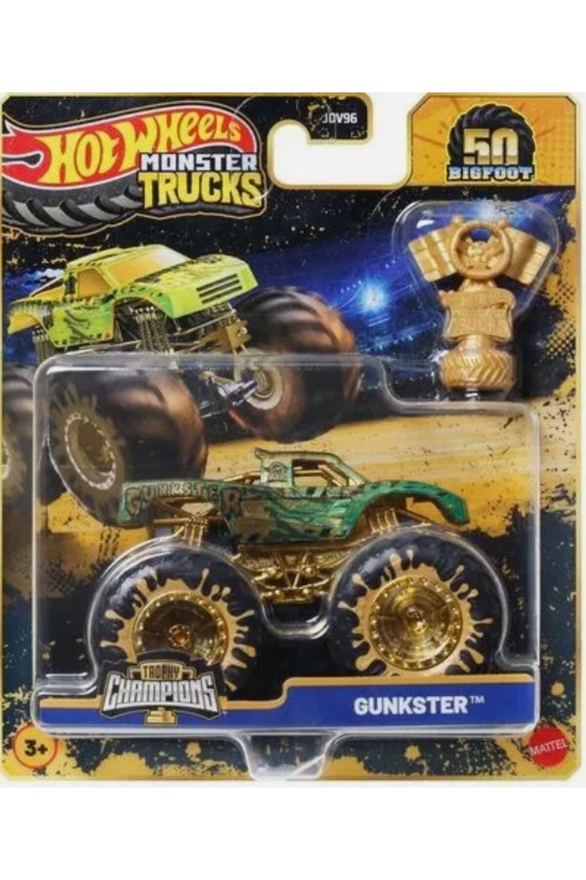ماشین اسباب بازی کامیون های هیولا 50 قهرمانان جام GUNXTER JDV99 هات ویلز اورجینال HOT WHEELS