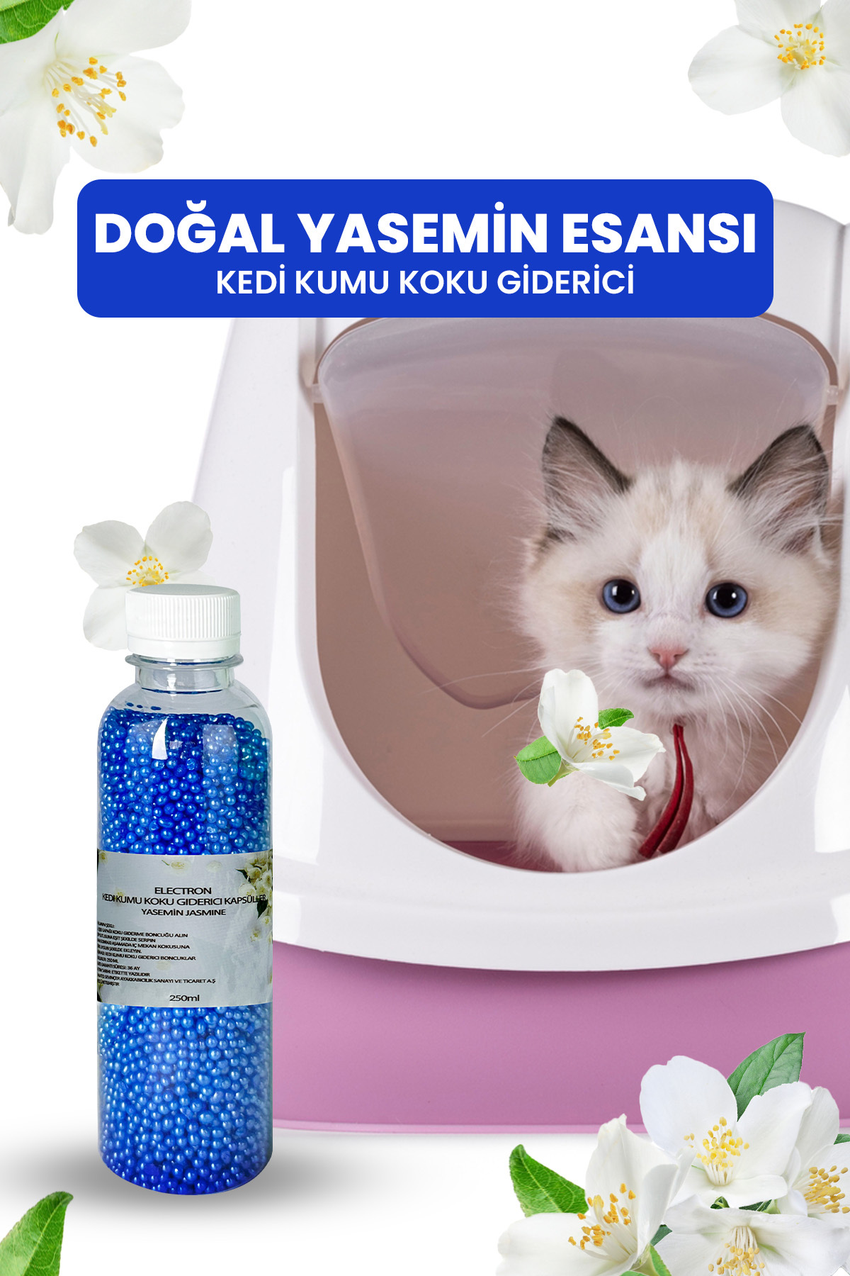 گرانول بوگیر خاک گربه با رایحه یاس، ۲۵۰ میلی‌لیتر، مدل KG06