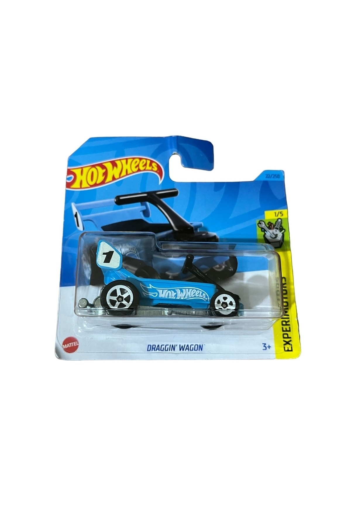 ماشین اسباب بازی مجموعه واگن DRAGGIN 22 250 EXPERIMOTORS 1 5 مقیاس 1:64 هات ویلز اورجینال HOT WHEELS