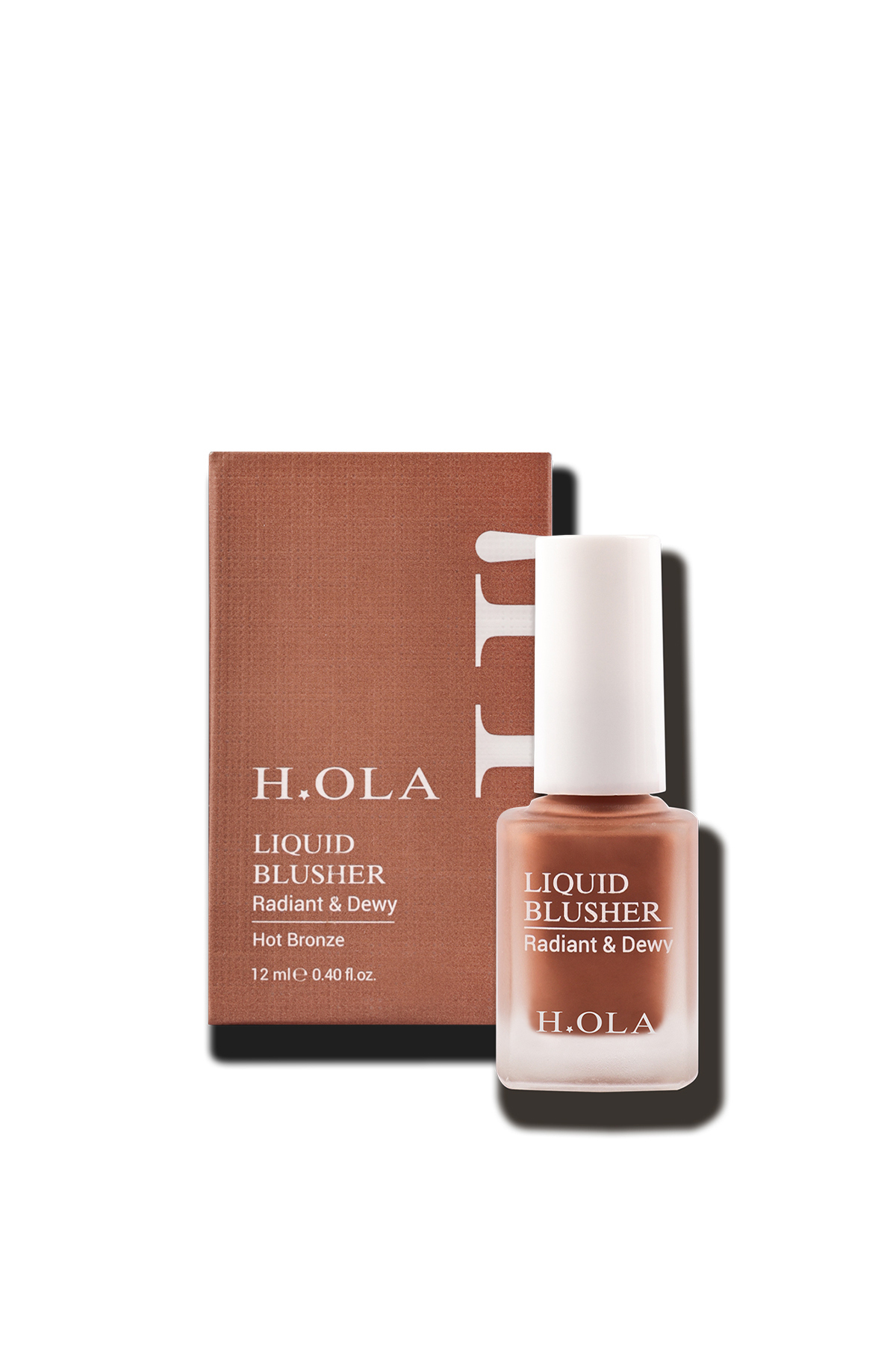 رژگونه مایع رنگ برنزی داغ با خاصیت مرطوب کنندگی و رنگدانه بالا h.OLA
