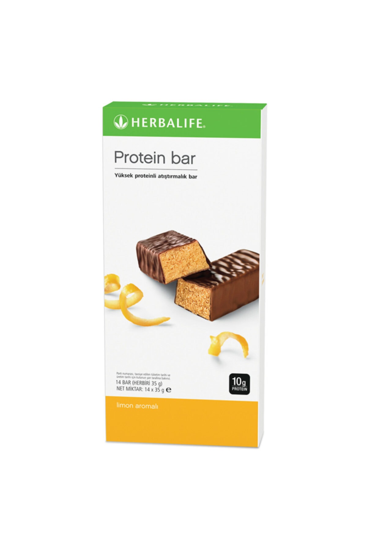 پروتئین بار بسته بندی 14 تایی نوار پروتئینی با طعم لیمو اورجینال Herbalife