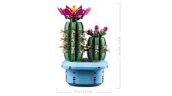 مجموعه ساختنی کاکتوس گل‌دار لگو LEGO، سری بوتانیکالز Botanicals، مدل 11509، ۴۸۲ قطعه، حداقل سن ۹ سال