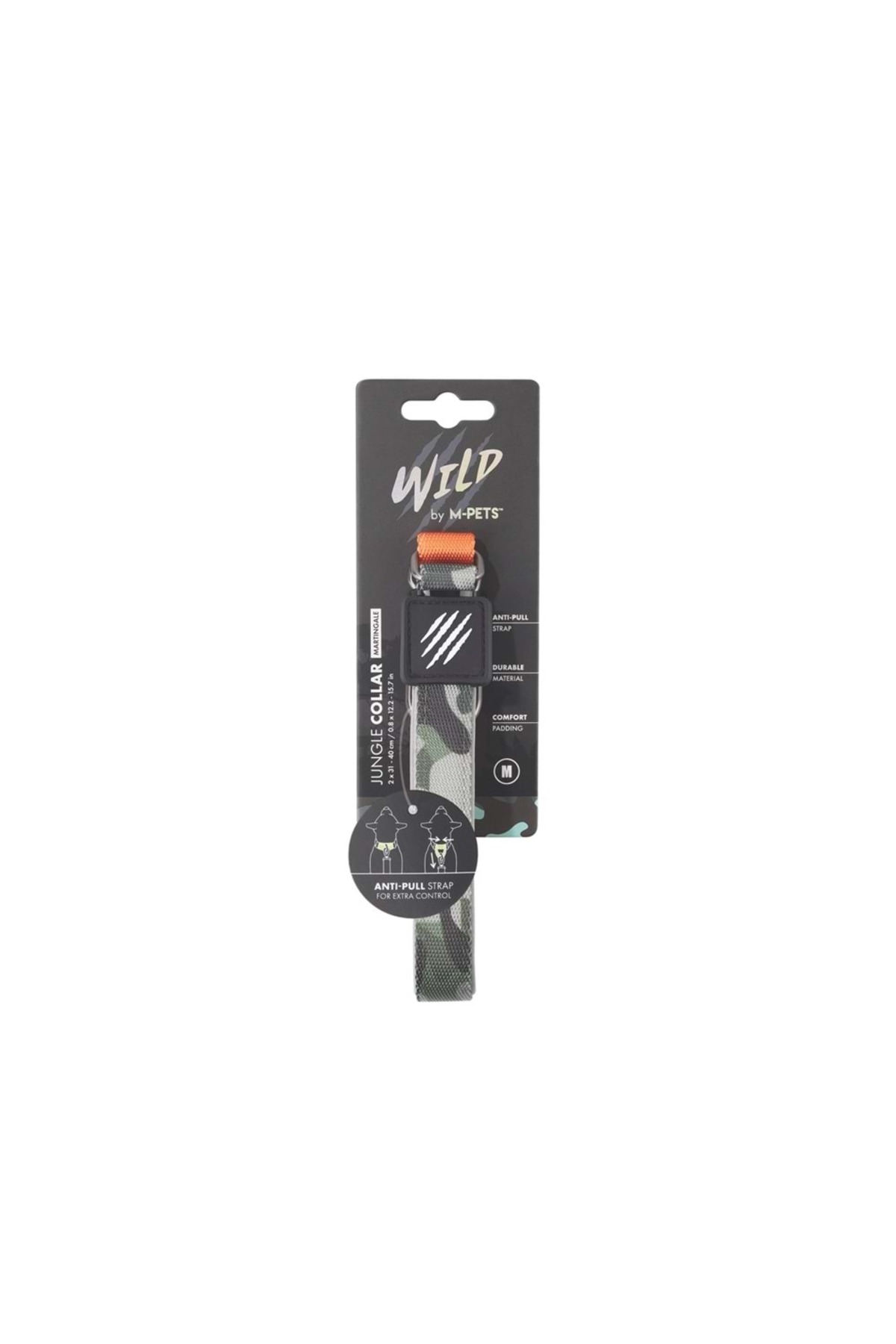 قلاده گردنی سگ ام‌پتس M-PETS مدل Wild Jungle چندرنگ