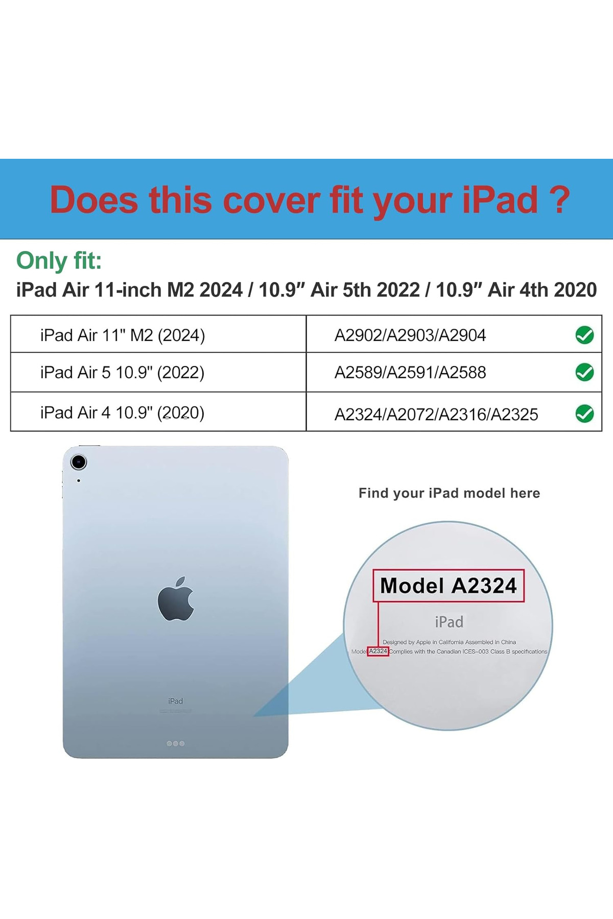 کاور تبلت IPAD AIR 11 INCH M2 M3 CHIP 4. 5. 6. روکش شفاف بی رنگ و انعطاف پذیر بسیار نازک نسل فیبکس Fibaks
