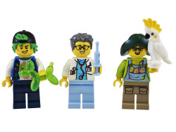 مجموعه ۳تایی ساخت مینی‌فیگور لگو LEGO سری آیکونیک، شماره ۱۴۰، کد مدل 990040، ۱۵ قطعه، حداقل ۷ سال