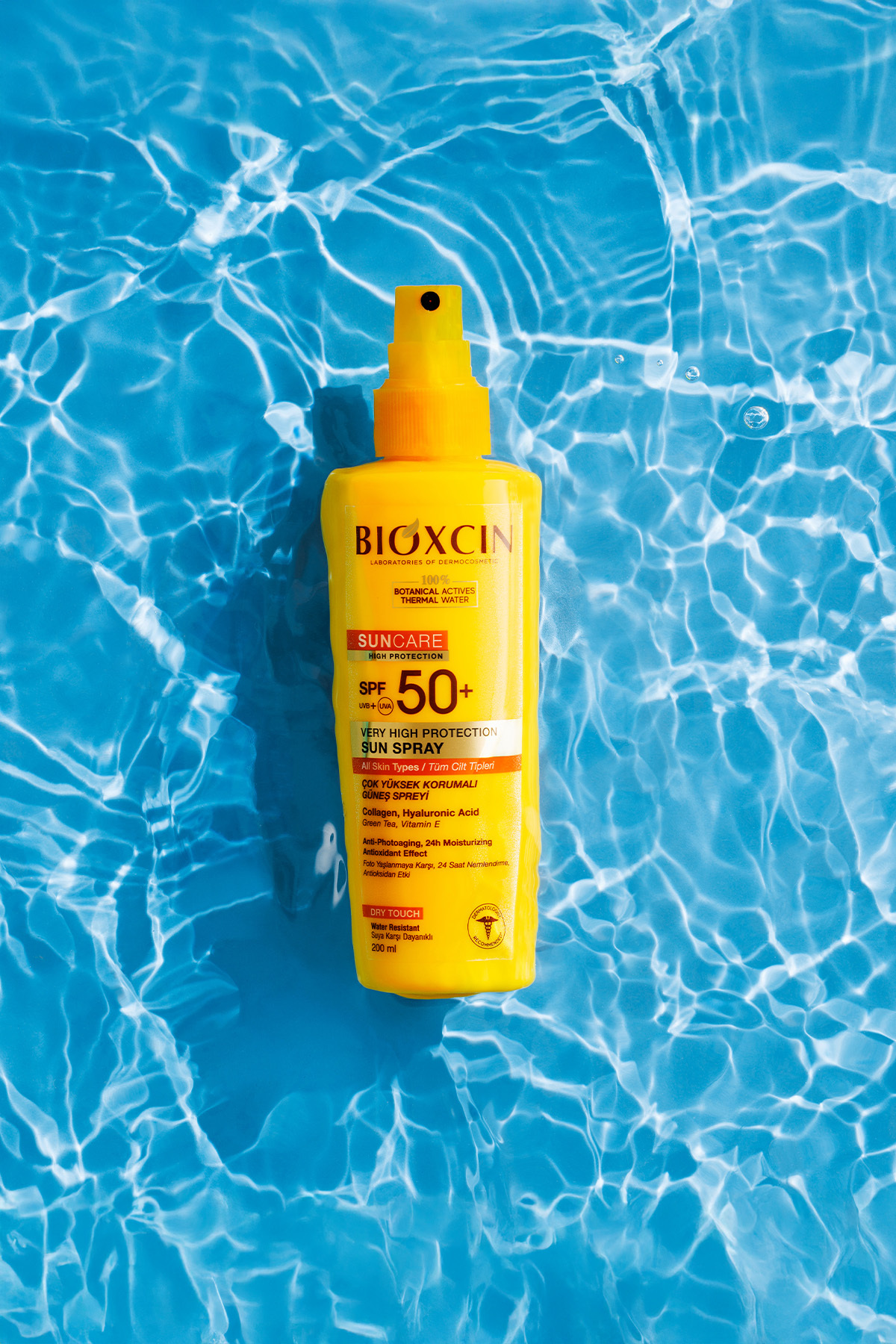 Bioxcin محافظت بالا از بدن اسپری آفتابی SPF50+ بایوکسین