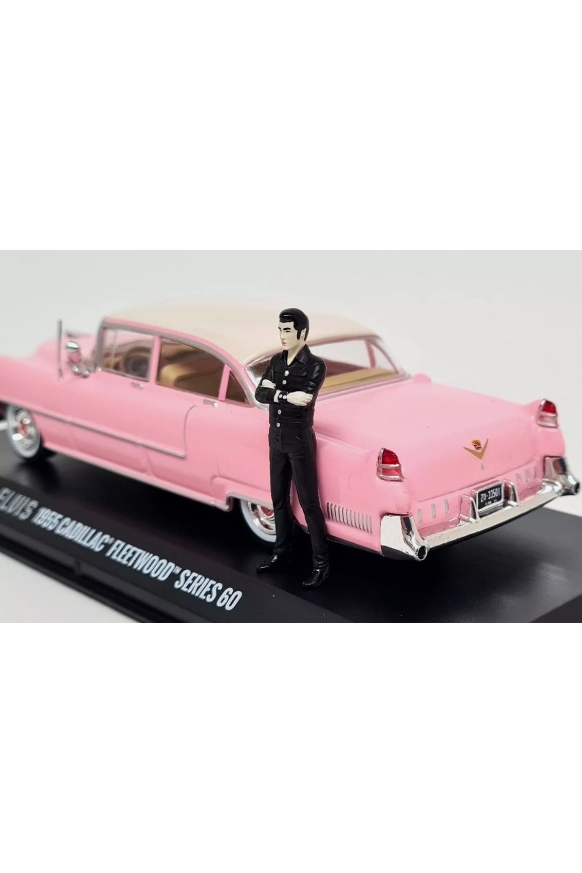 مدل خودرو الویس پریسلی 1955 پینک کادیلاک فلیت‌وود سری 60 شکل مقیاس 1:43 DIECAST مجموعه اورجینال Greenlight