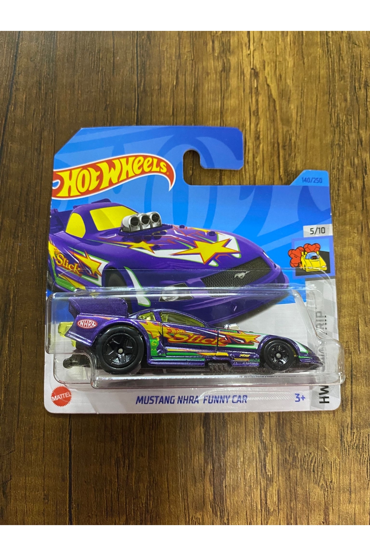 ماشین اسباب بازی مجموعه خنده دار MUSTANG NHRA هات ویلز اورجینال HOT WHEELS