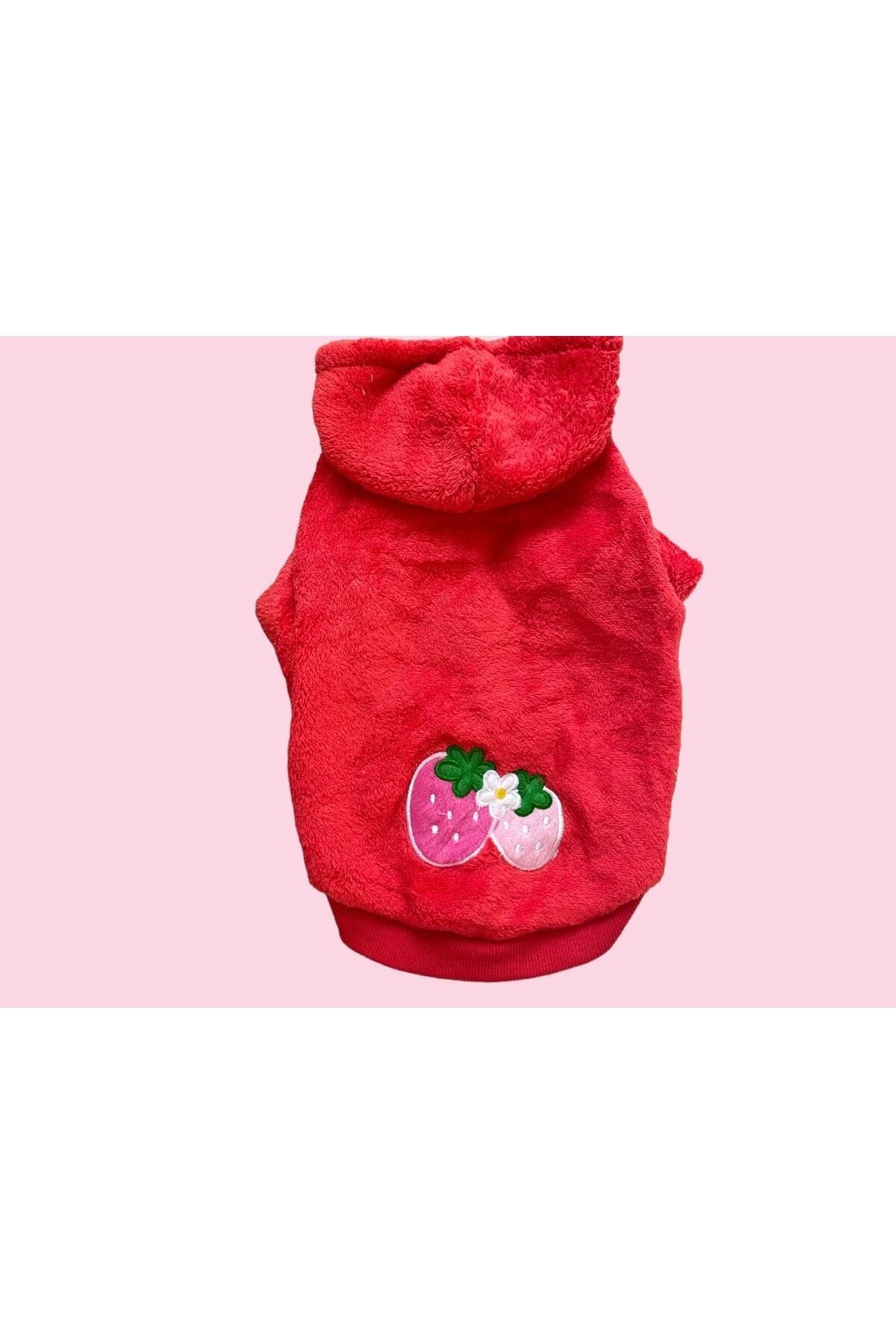 ژاکت پلش دکمه‌فشاری سگ و گربه بارنی‌استور Barneystore قرمز