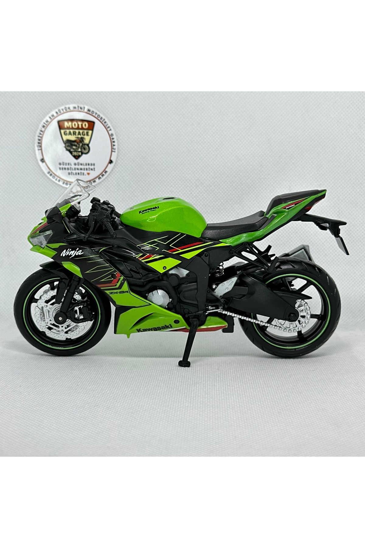 مدل خودرو موتورسیکلت KAWASAKI NINJA ZX 6R 1:12 DIECAST – دارای مجوز مجموعه فلزی اسباب بازی اورجینال WELLY