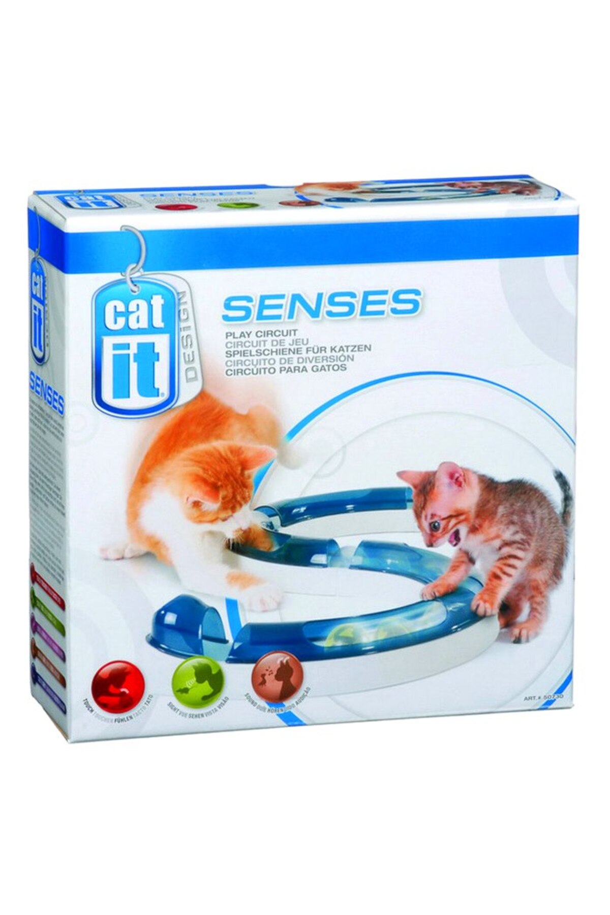 اسباب‌بازی حلقه‌ای گربه سری Senses کاتیت Catit، چندرنگ