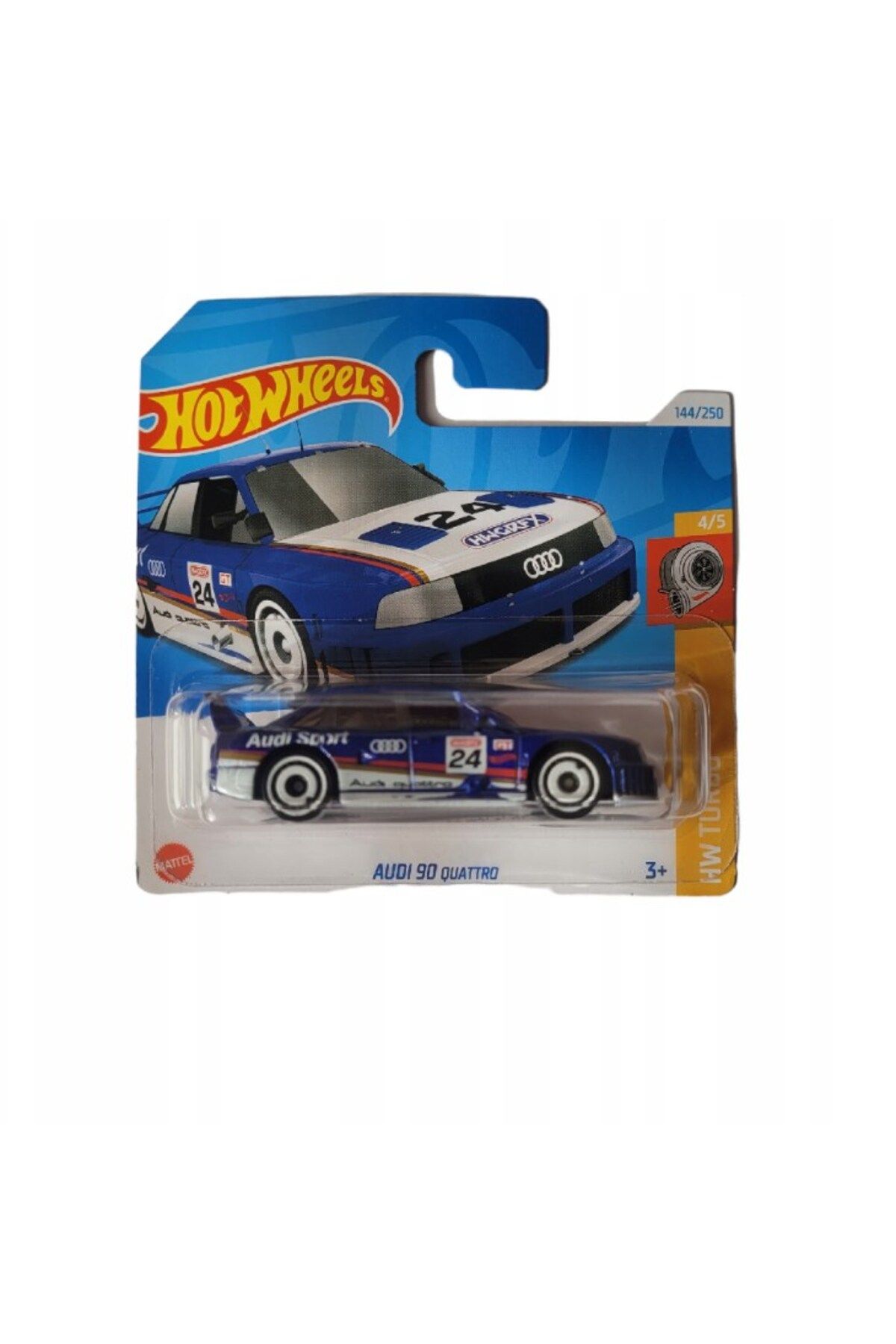 ماشین اسباب بازی آئودی 90 کواترو آبی HTC64 از ترکیه HOT WHEELS