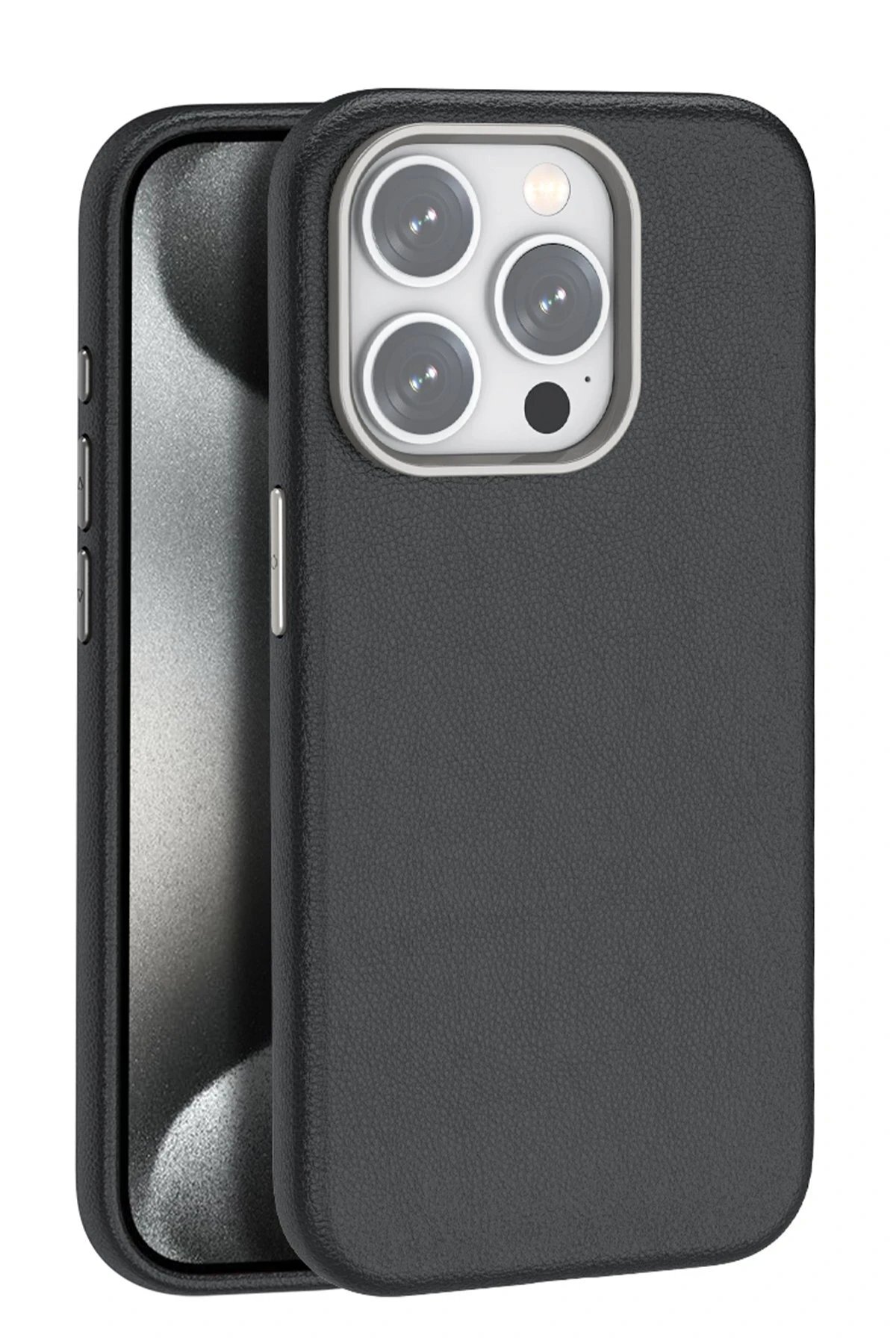 کاور و قاب چرمی MAGSAFE IPHONE 15 PRO CASE WONDER مشکی TYGO7449 toyigoo