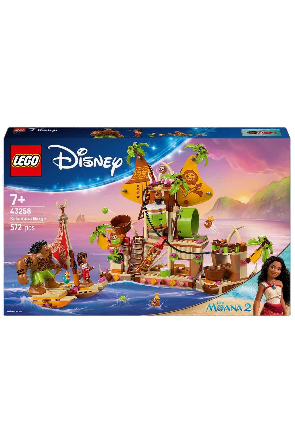 لگو DISNEY MOANA 2 KAKAMORA SHIP 43258 شامل سینه خزانه داری برای کودکان 7 ساله بالاتر اورجینال LEGO