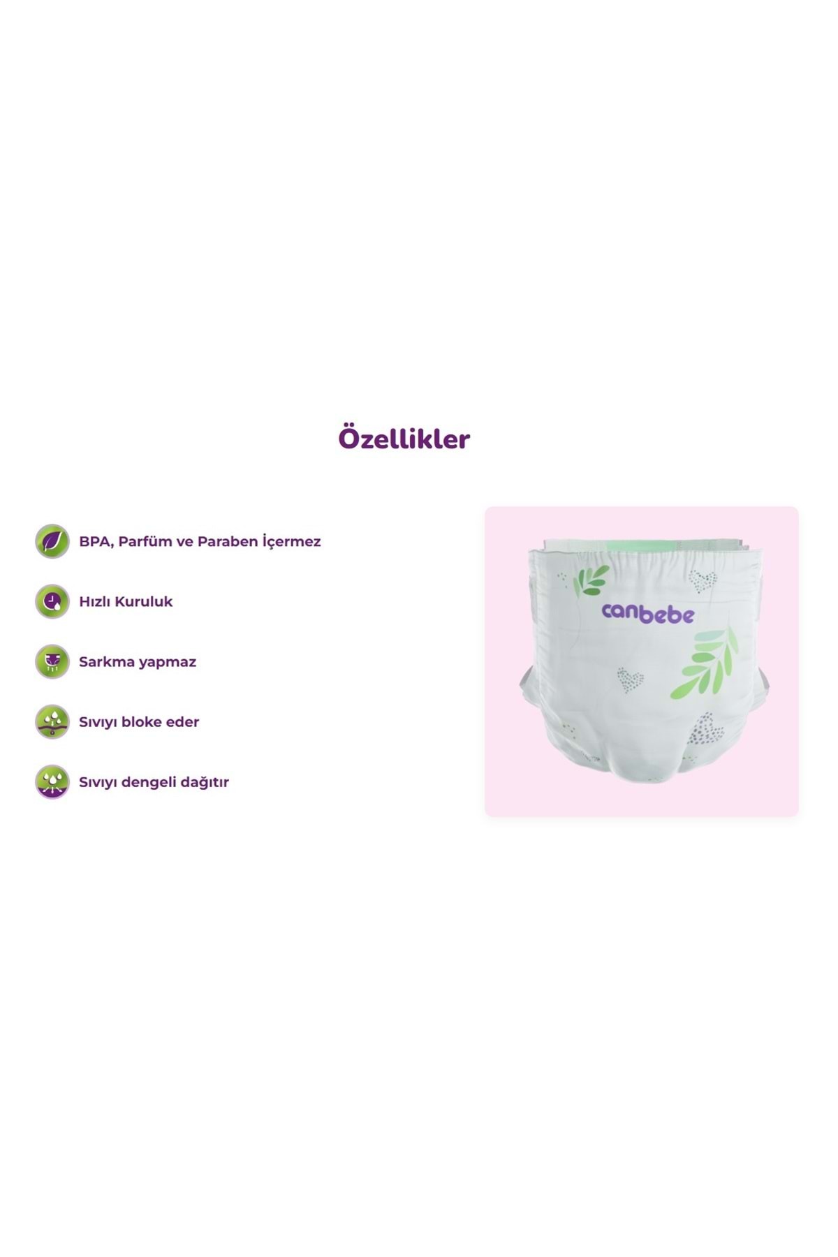 پوشک بچه اندازه بچه: 5 11 18 کیلوگرم جونیور 80 تکه MEGA PK اورجینال Canbebe