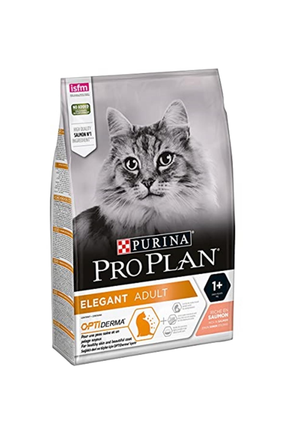 غذای خشک گربه پروپلن Pro Plan مدل Derma Plus Hairball با ماهی سالمون، ۳ کیلوگرم