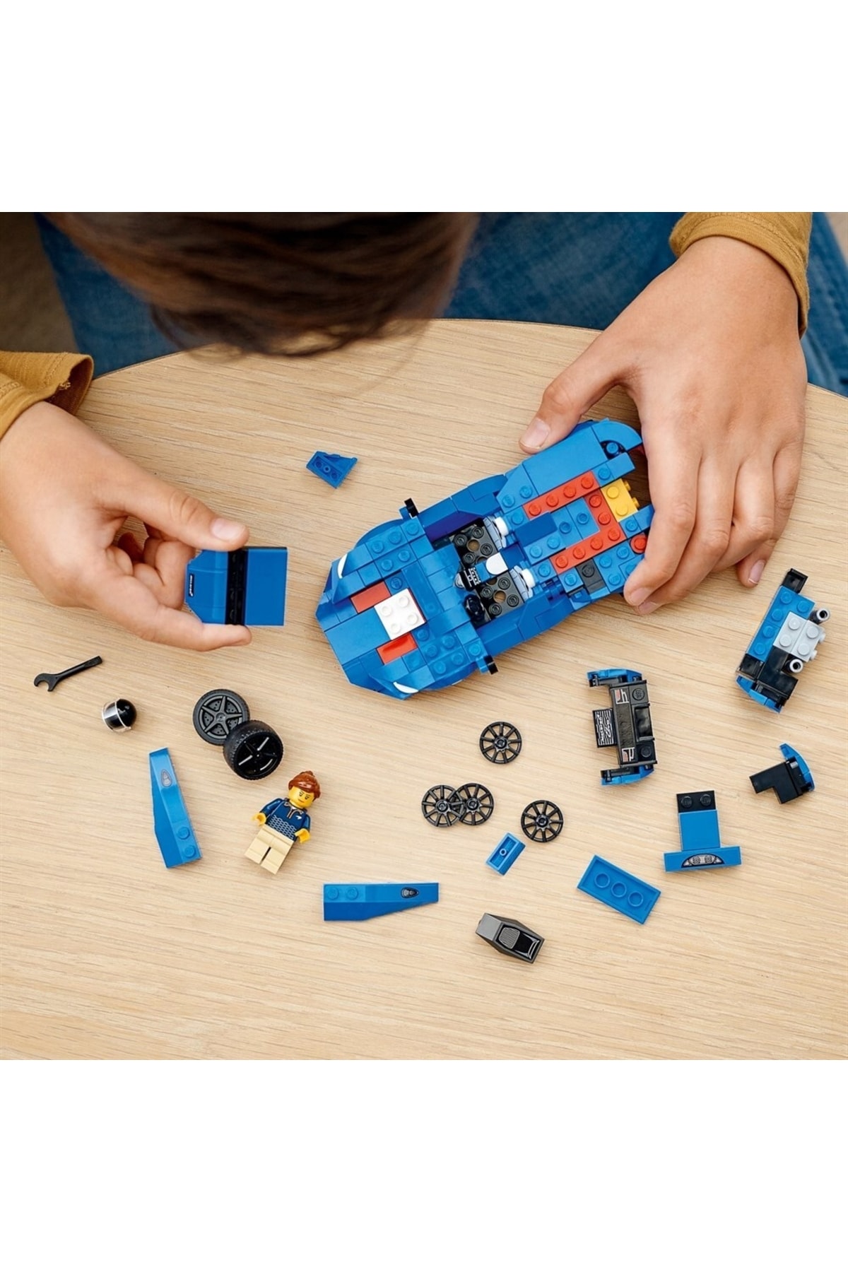 اسباب بازی های آموزشی قهرمانان سرعت مکلارن الوا اورجینال LEGO