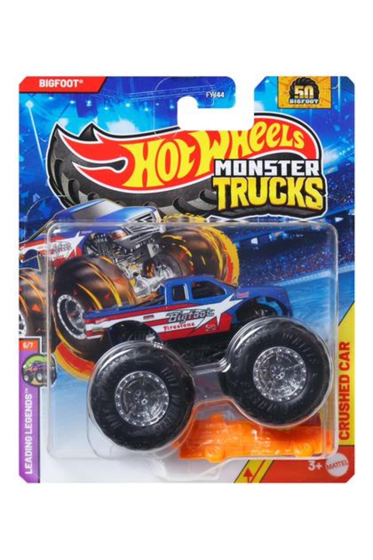 ماشین اسباب بازی MONSTER TRUCKS 1:64 CAR FYJ44 JDP92 از ترکیه HOT WHEELS