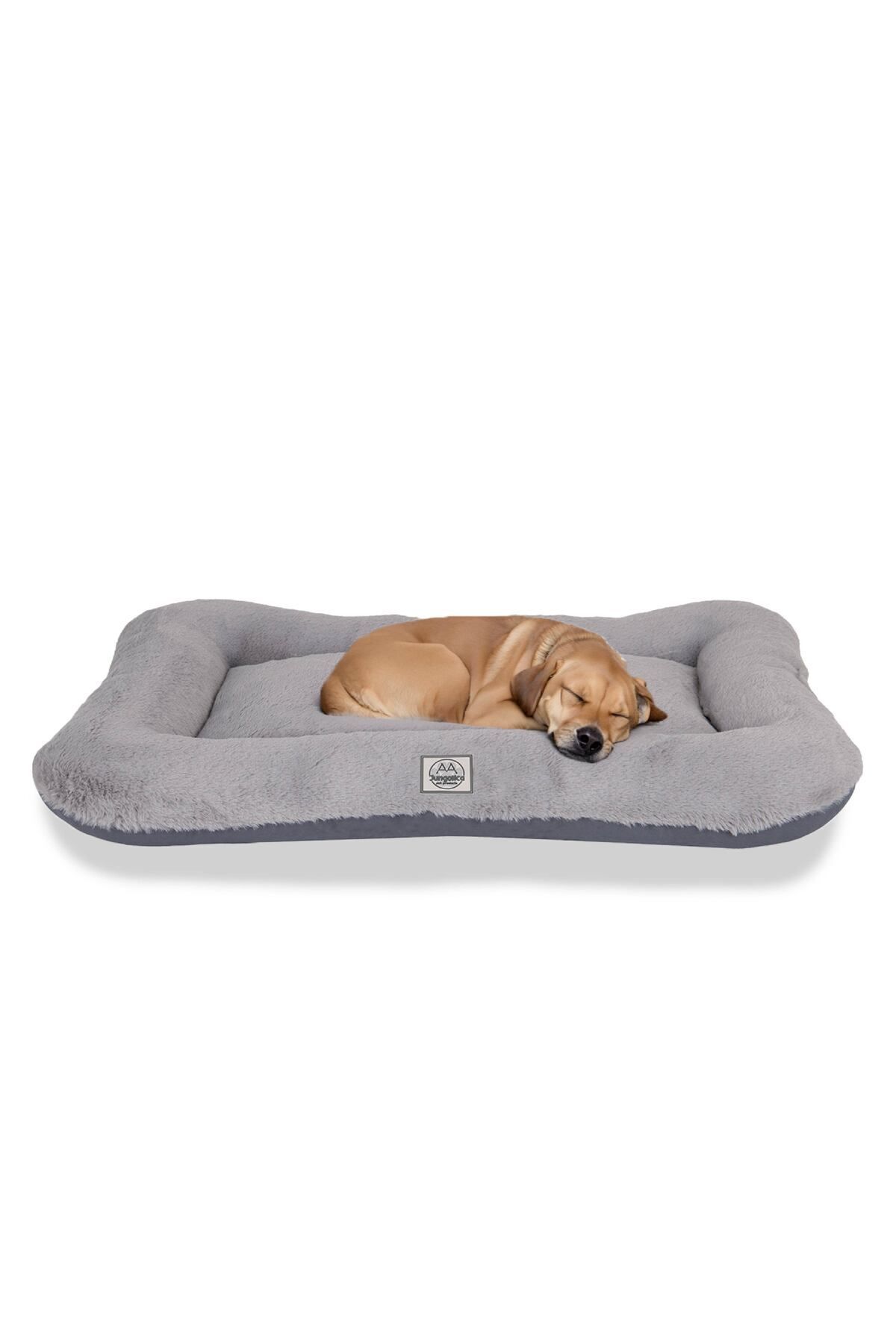 تخت سگ و گربه جانگولیکا پت پروداکتس Jungolica Pet Products Sally، خاکستری، روکش ۱۰۰٪ ضدآب و دوطرفه