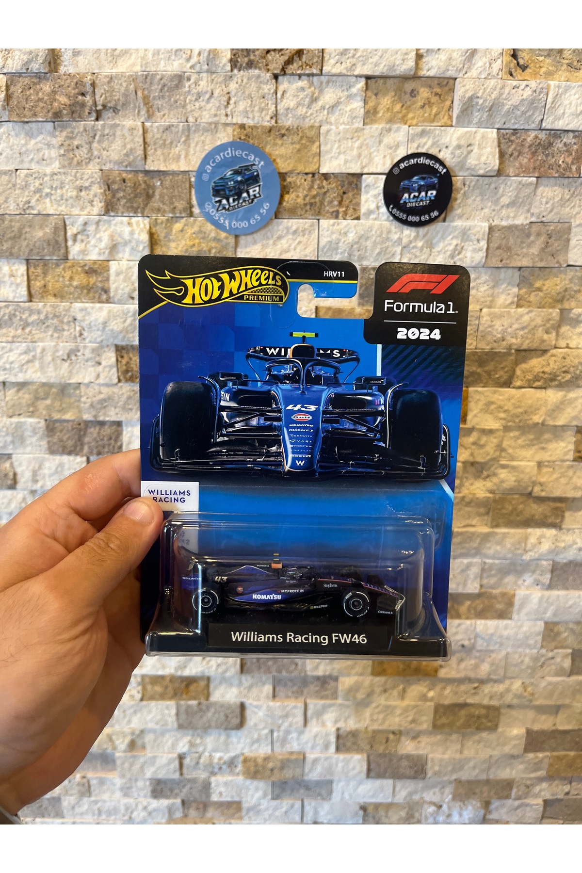 ماشین اسباب بازی مسابقه ویلیامز FW46 از ترکیه HOT WHEELS