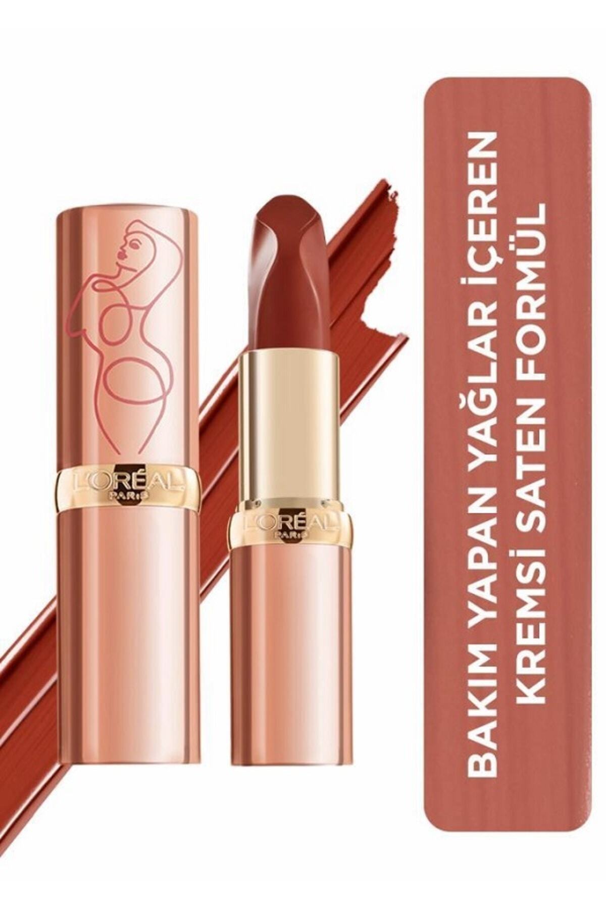 L'Oreal Paris رژ لب لوریال پاریس رنگ غنی نیود اینتنس 182
