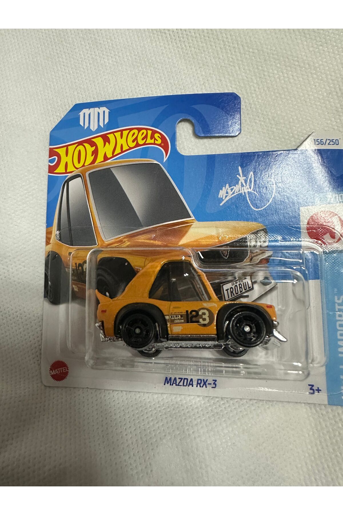 ماشین اسباب بازی مزدا RX 3 هات ویلز اورجینال HOT WHEELS