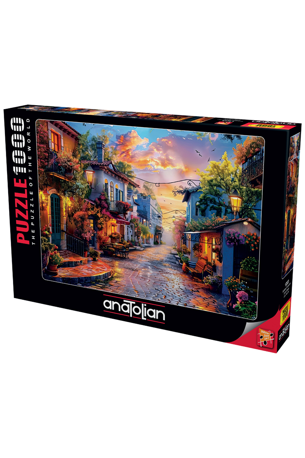 پازل اره منبت کاری مویی 1000 تکه اولین چراغ های صبح 1203 Anatolian Puzzle