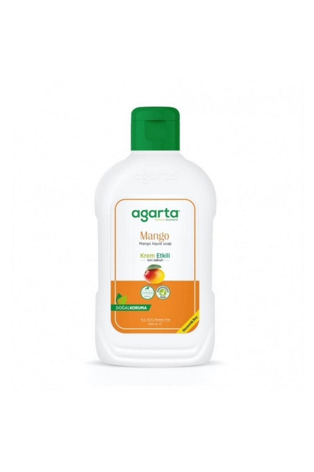 صابون مایع طبیعی با رایحه انبه 1500 میلی لیتر Agarta