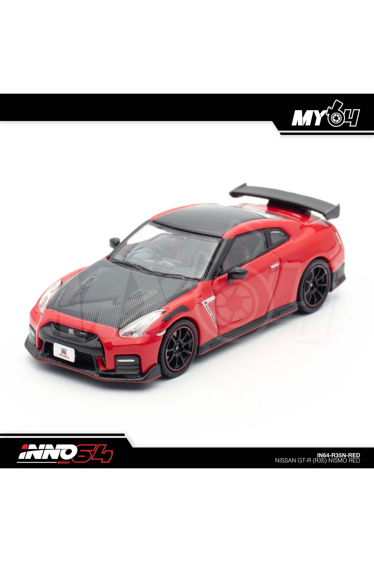 مدل خودرو INNO 1 64 NISSAN GT R R35 NISMO RED اورجینال Inno 64 Models