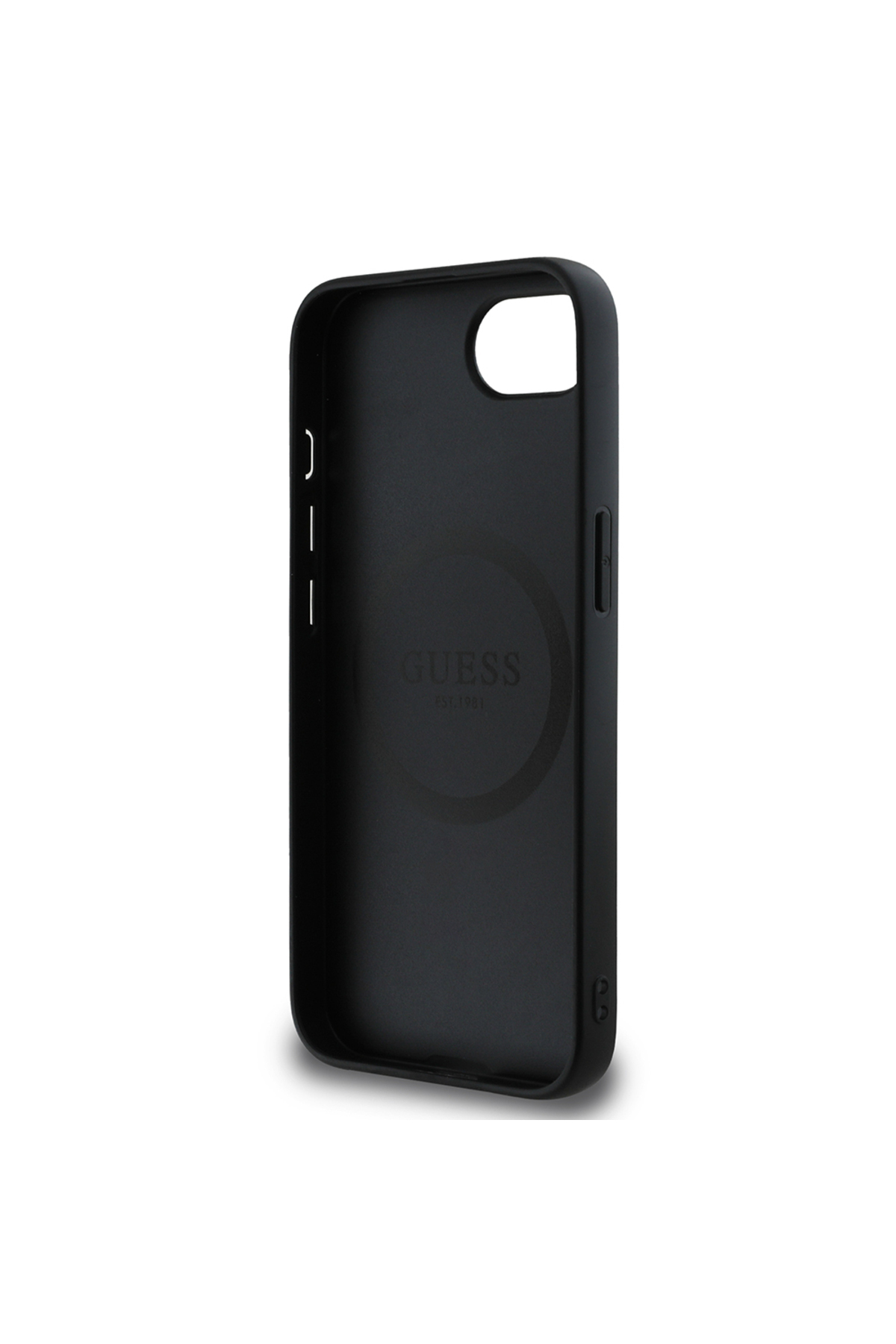 کاور و قاب سازگار با IPHONE 16E لوگوی فلزی طرح 4G دارای مجوز اصلی اورجینال Guess