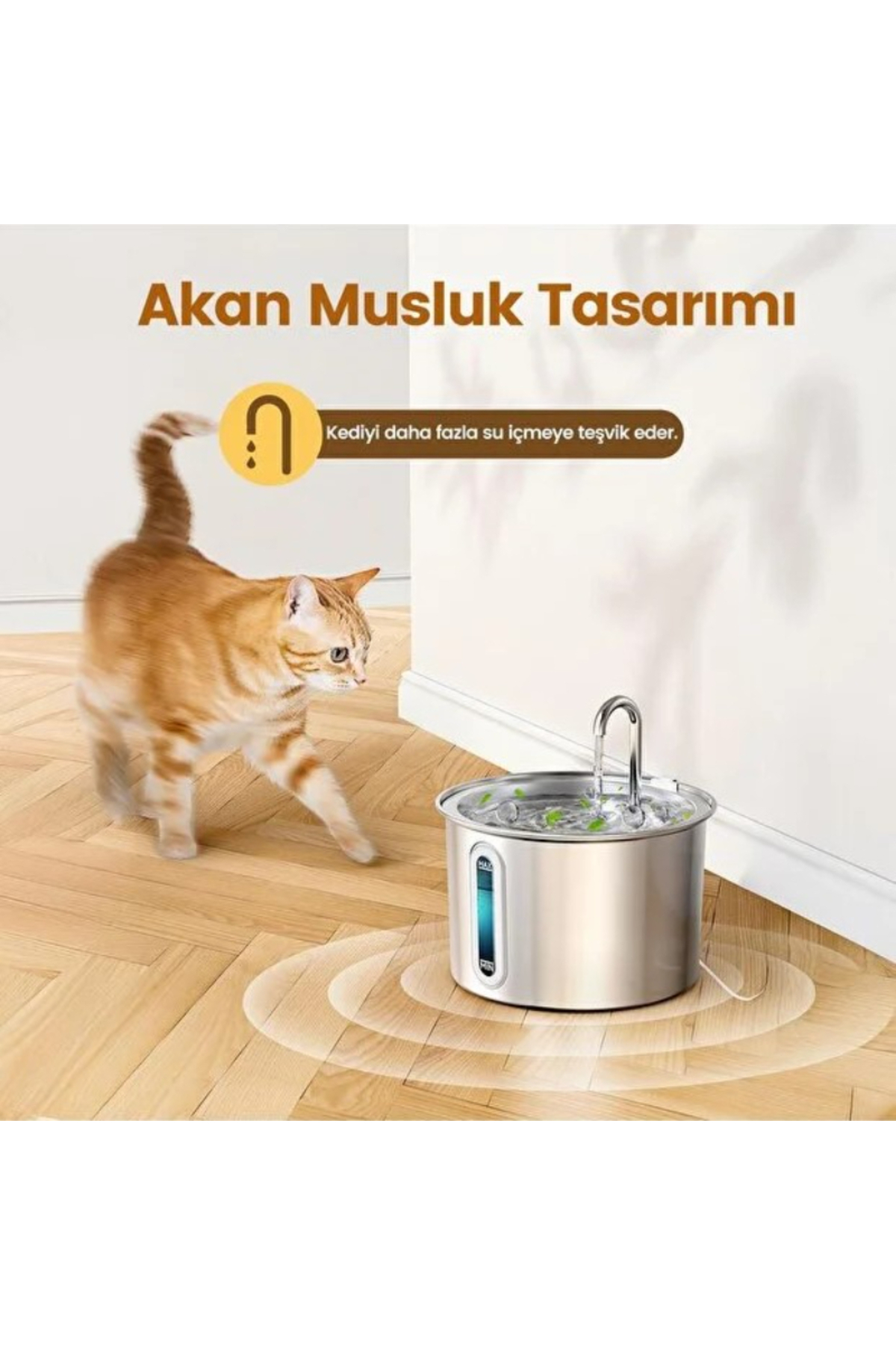 آبخوری خودکار حیوانات ۲٫۲ لیتری استیل ضدزنگ ینلیگ Yenilig مدل ed5hu4