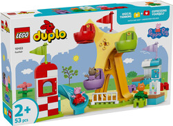 مجموعه ساختنی شهربازی لگو LEGO دوپلو DUPLO پپا پیگ Peppa Pig مدل 10453، ۵۳ قطعه