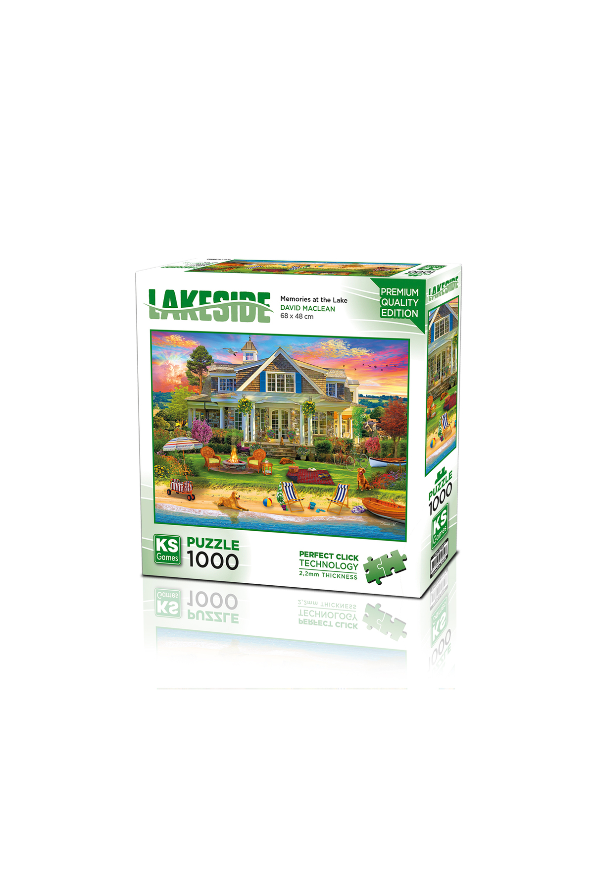 پازل MEMORIES AT THE LAKE 1000 PIECE PUZZLE از ترکیه Ks Games