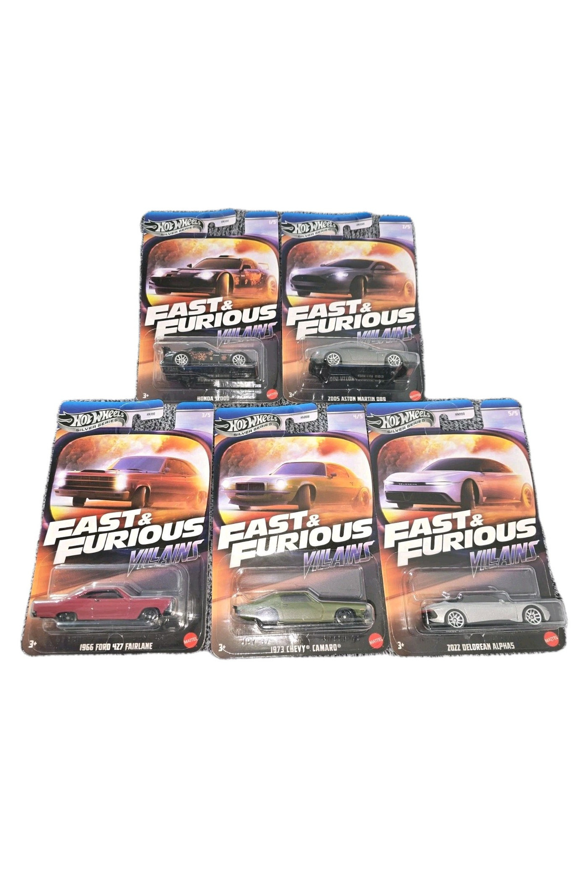 ماشین اسباب بازی هاتل های سریع و خشمگین شرور تنظیم شده است هات ویلز اورجینال HOT WHEELS