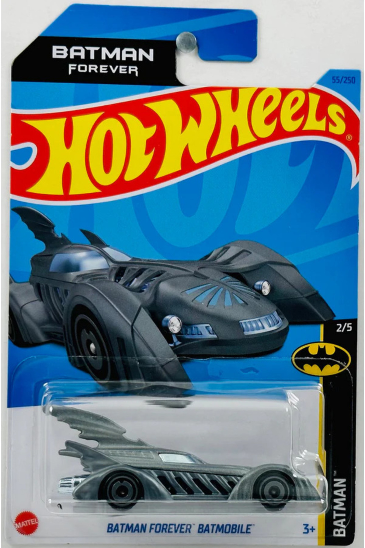 ماشین اسباب بازی BATMAN FOREVER BATMOBILE SINGLE CARS MATTEL هات ویلز اورجینال HOT WHEELS