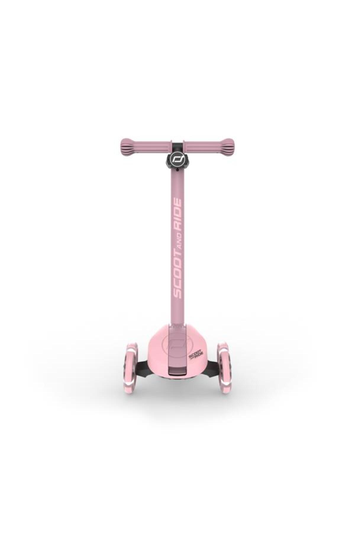 اسکوتر کودکان HIGHWAYKICK 3S KIDS SCOOTER ROSE با چرخ های LED تاشو و قابل تنظیم SCOOT AND RIDE