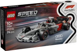 مجموعه ساختنی و نمایشی خودروی مسابقه آئودی Revolut F1 Team R26 لگو LEGO Speed Champions مدل 77259، ۲۱۶ قطعه