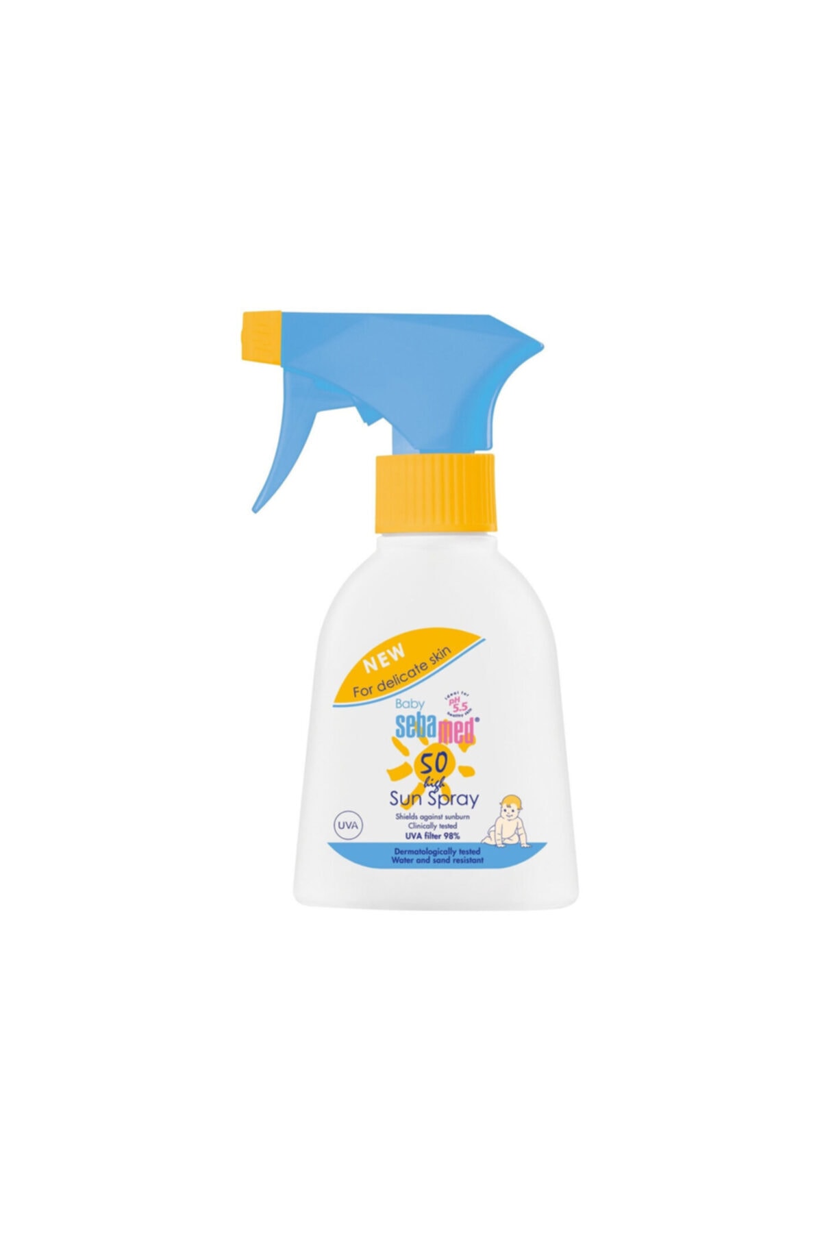Sebamed اسپری حفاظتی آفتابی بچه‌های خورشیدی SPF 50 حجم 200 میلی‌لیتر