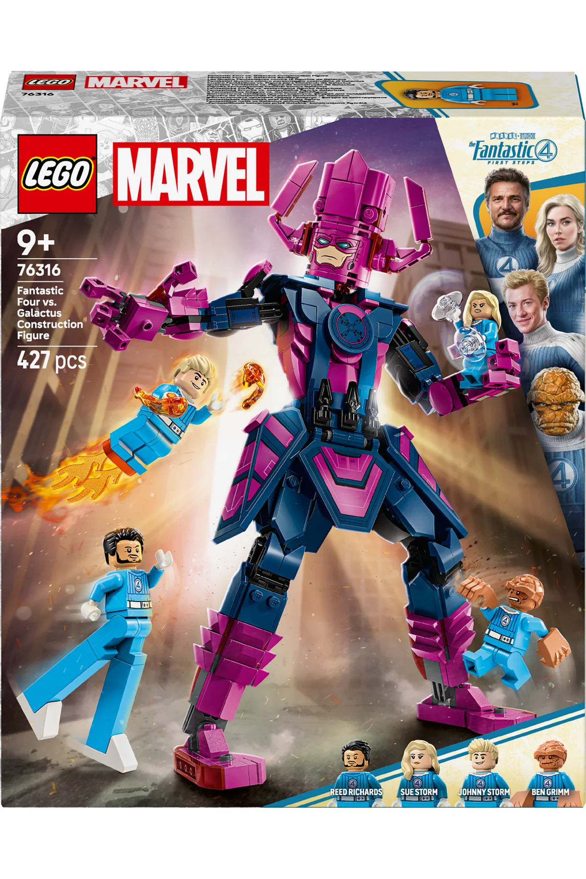 لگو و اسباب بازی های ساخت محور ® ǀ MARVEL FANTASTIC FOUR VS. GALACTUS BUILDING FIGURE 76316 9+ ست ساختمان 427P از ترکیه LEGO