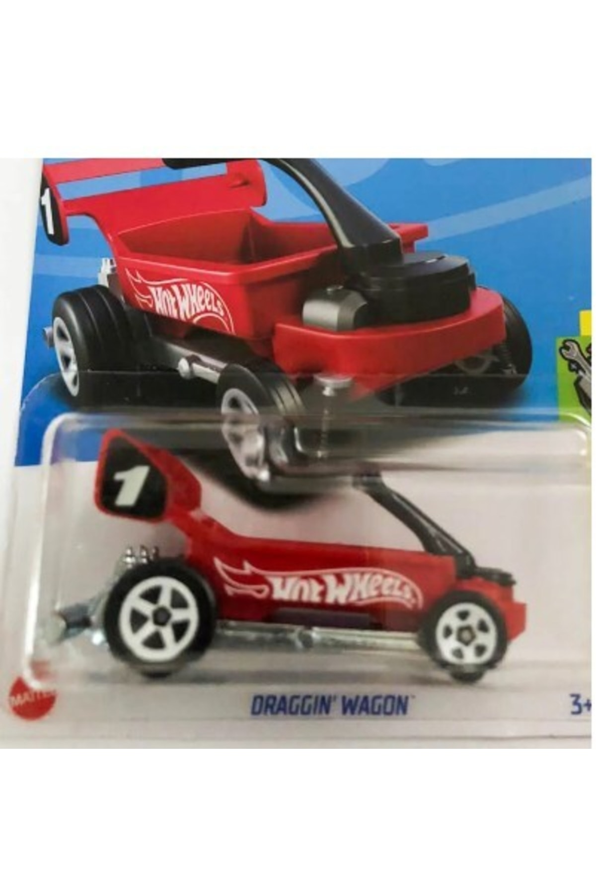 ماشین اسباب بازی DRAGGIN 'WAGON HKG26 هات ویلز اورجینال HOT WHEELS