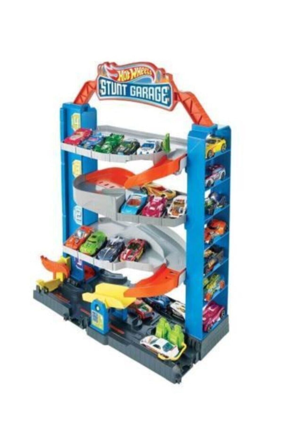 ست وسیله نقلیه ADVENTURE START GARAGE 4 طبقه GNL70 از ترکیه HOT WHEELS