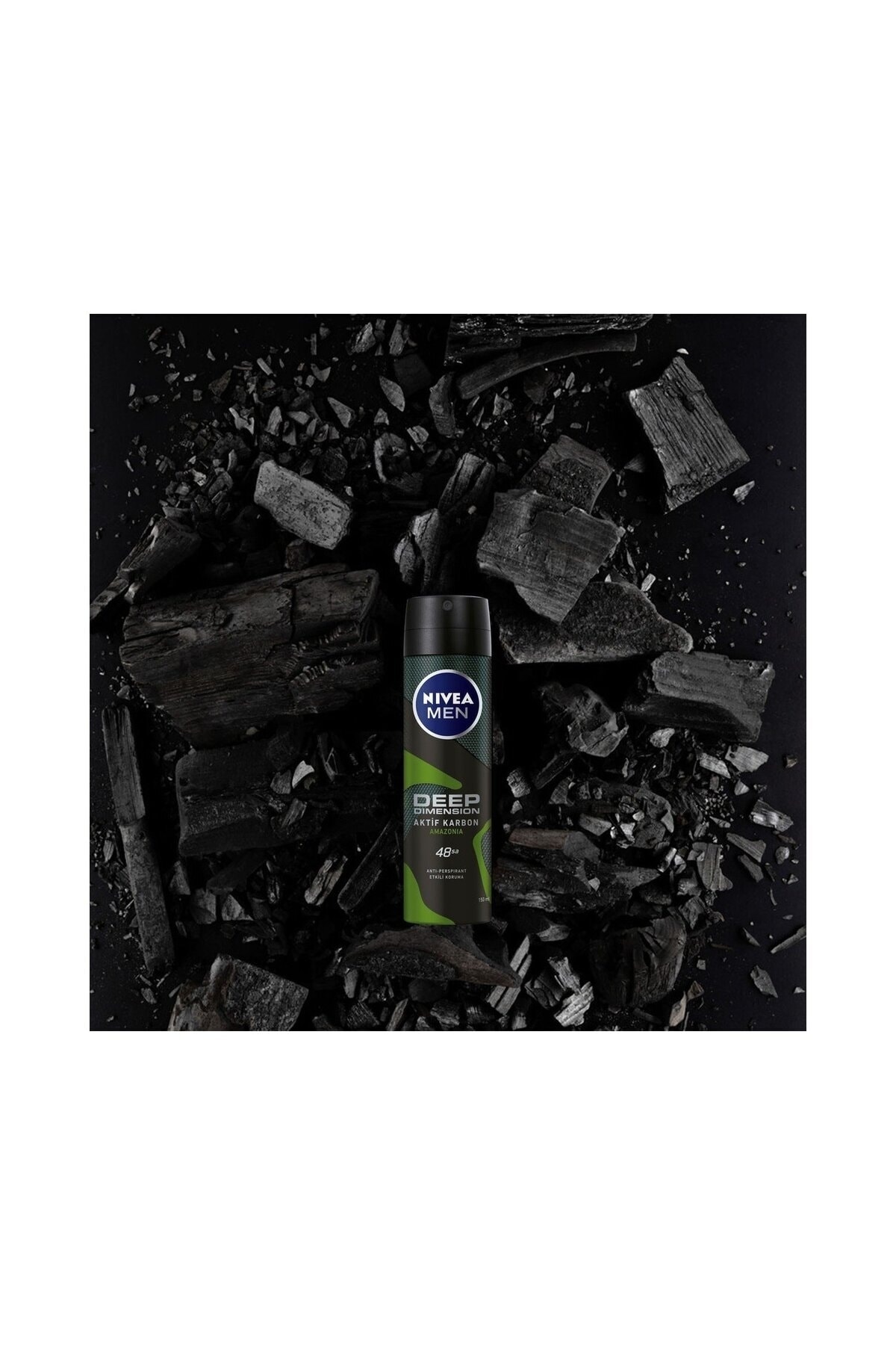 NIVEA ضدعرق مردانه ابعاد عمیق آمازونیا 150 میلی‌لیتر 4 بسته