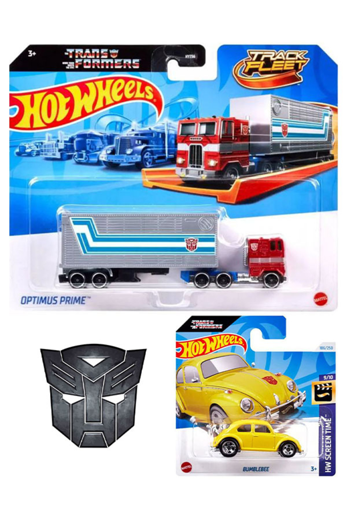ماشین اسباب بازی مجموعه 2 ترانسفورماتور خودرو OPTIMUS PRIME & BUMBLEBEE 1 64 از ترکیه HOT WHEELS