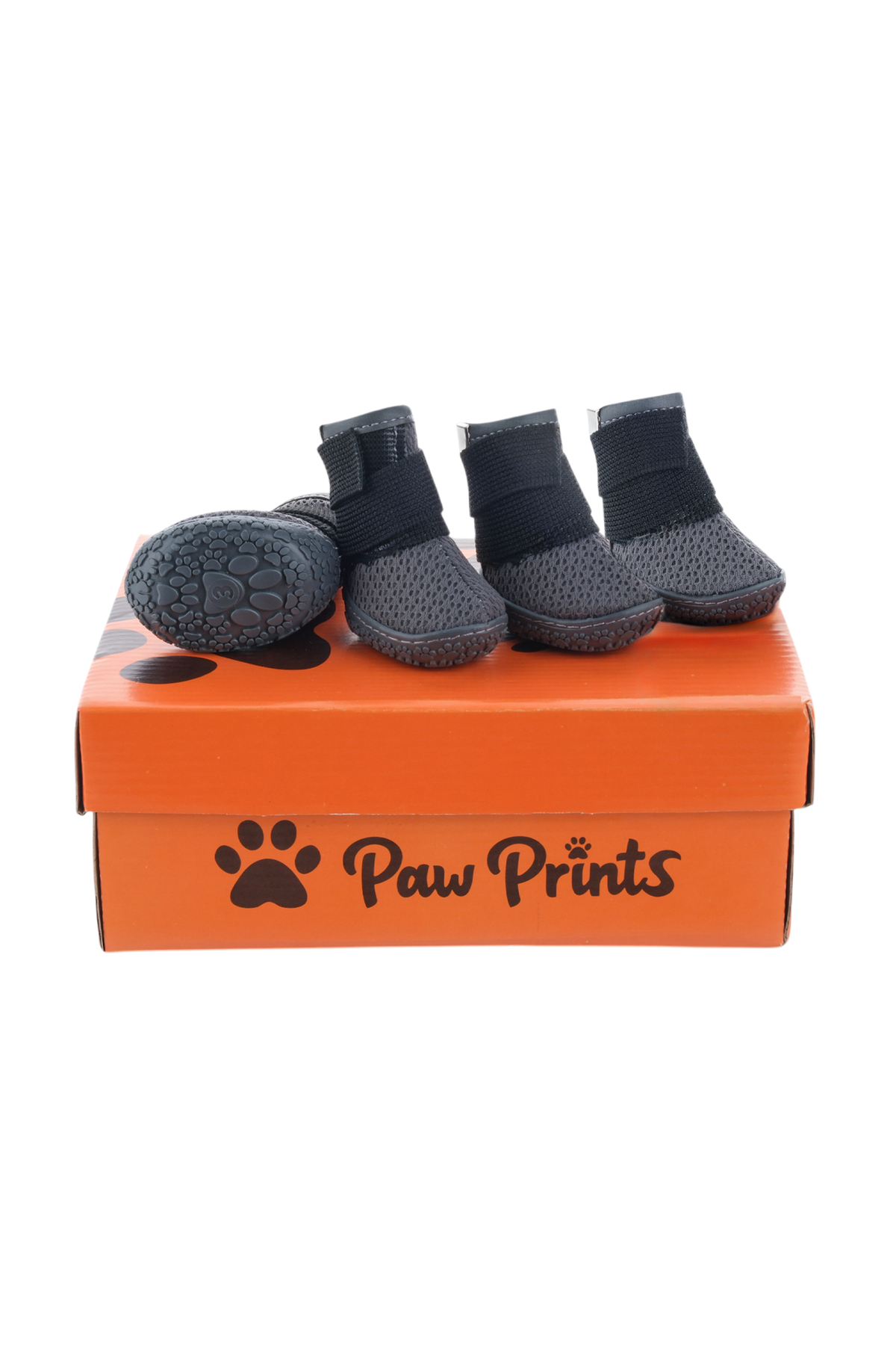 کفش سگ پاوپرینتس PawPrints با زیره لاستیکی ضدلغزش، مشکی